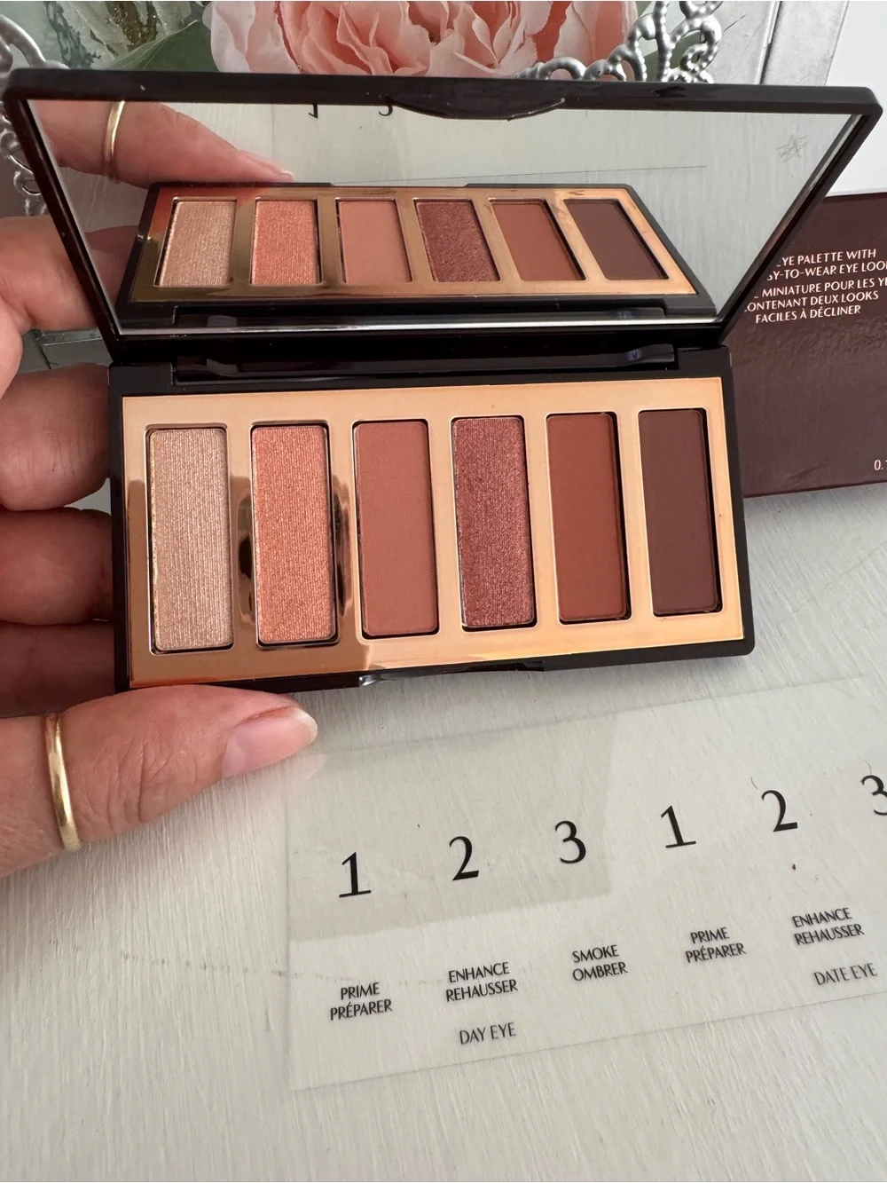 Charlotte Tilbury Rose & Warm Neutral 6-Shade Eyeshadow MINI Palette